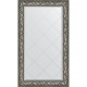 Зеркало настенное Evoform ExclusiveG 133х79 BY 4243 с гравировкой в багетной раме Византия серебро 99 мм  (BY 4243)
