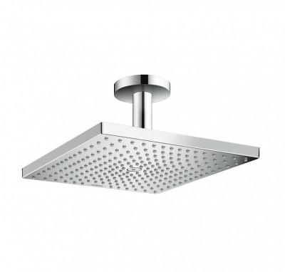 Верхний душ Hansgrohe Raindance E 26251000 - 300 EcoSmart 1jet с потолочным кронштейном потолочный (хром)