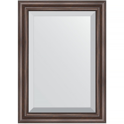 Зеркало настенное Evoform Exclusive 71х51 BY 1124 с фацетом в багетной раме Палисандр 62 мм