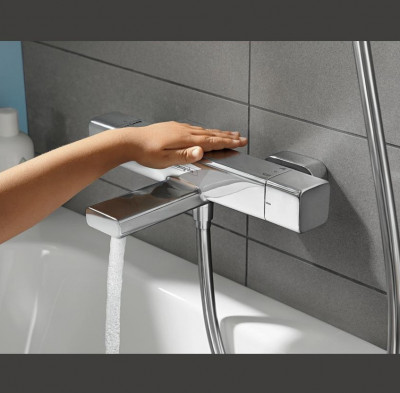 Термостатический смеситель для ванны Hansgrohe Ecostat E 15774000 (хром)
