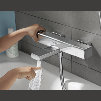 Термостатический смеситель для ванны Hansgrohe Ecostat E 15774000 (хром)