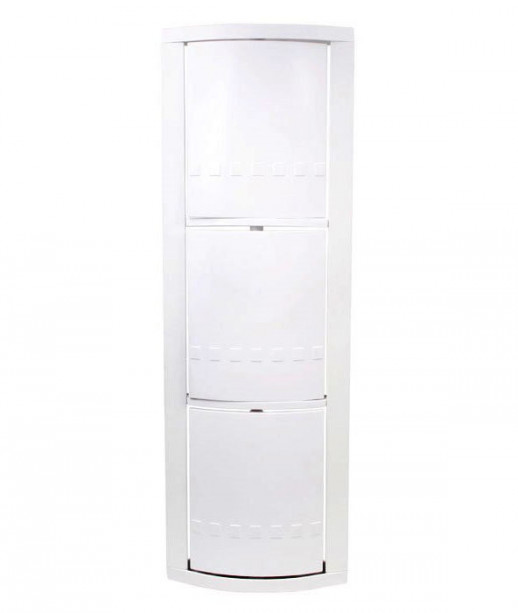 Primanova Stack M-S01-01 угловой шкафчик, 23*23*66 см, белый