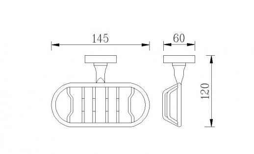 Мыльница решетка RUSH Fiji (FI18410)