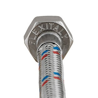 Подводка для воды Flexitaly DN 8 1/2" г-г (30см)