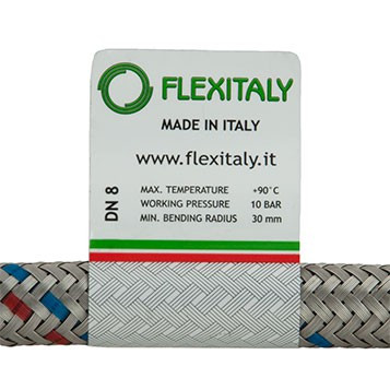 Подводка для воды Flexitaly DN 8 1/2" г-г (30см)