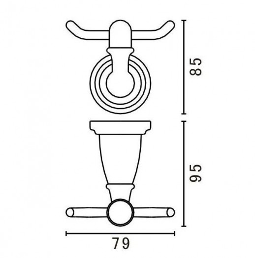 Крючок Art&Max Bianchi AM-E-2601-Do