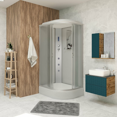 Душевая кабина Niagara Classic 120х90 L NG-33294-14LF с гидромассажем асимметричная