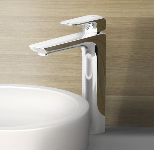 Смеситель для раковины (высокий) KLUDI Ameo хром 412960575