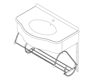 CAPRIGO CLASSIC 7062/80-crm подвесная консоль, хром