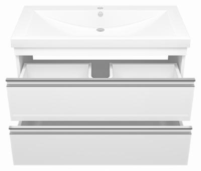 Тумба под раковину Misty Ингрид 90 подвесная П-Инг-01090-011П2Я