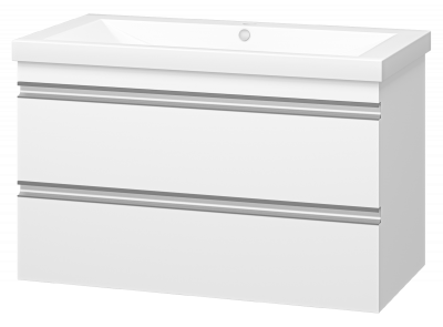 Тумба под раковину Misty Ингрид 90 подвесная П-Инг-01090-011П2Я