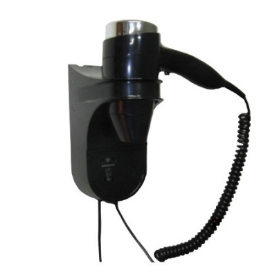 Ksitex F-1400 BS настенный фен для волос, черный