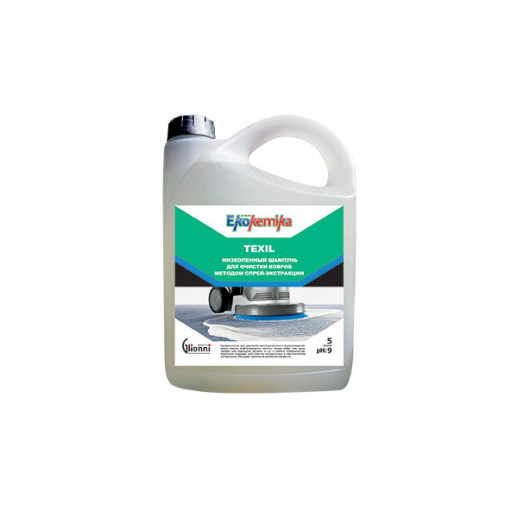 Ekokemika Texil низкопенный среднещелочной шампунь, 5 л