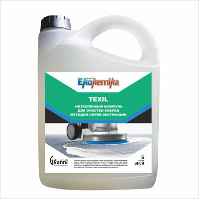 Ekokemika Texil низкопенный среднещелочной шампунь, 5 л