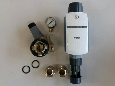 Фильтр механической очистки воды, с ручной обратной промывкой 110 мкм BWT R1 3/4" (840364)