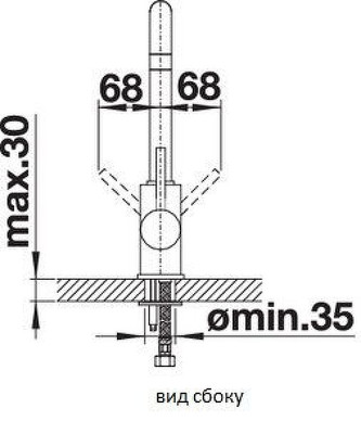 Кухонный смеситель Blanco Mili 526236 черный