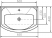 Умывальник на мебель СаНта "Элеганс 65"