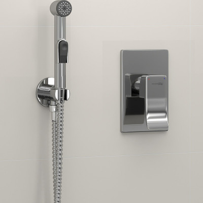 Гигиенический душ со смесителем WasserKRAFT Aller A010656 хром