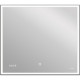 Зеркало подвесное в ванную Cersanit Led 011 Design 100 KN-LU-LED011*100-d-Os с подсветкой с часами  (KN-LU-LED011*100-d-Os)