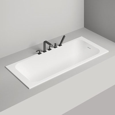 Ванна из искусственного камня Salini Orlanda Kit 180х80 102112G белая глянцевая прямоугольная