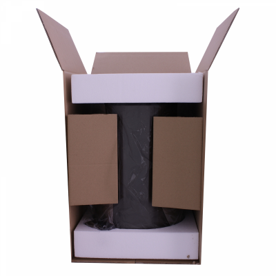 Ksitex BGR-12B урна с механизмом поднятия крышки (черная) 12л