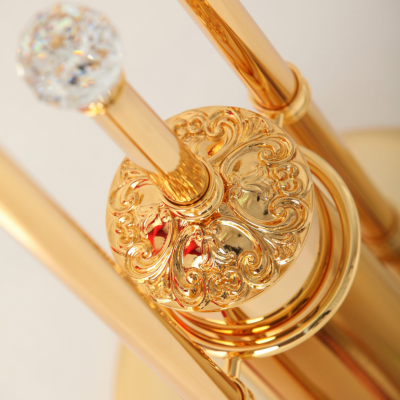 MIGLIORE Cristalia SWAROVSKI 16847 стойка двухфункциональная, золото