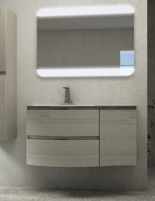 Шкафчик Cezares Vague 54849/54848 34 см подвесной, цвет rovere sbiancato