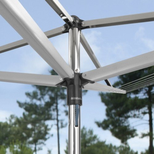 Brabantia Compact 310669 сушилка для белья  напольная, с четырьмя направляющими, серебро