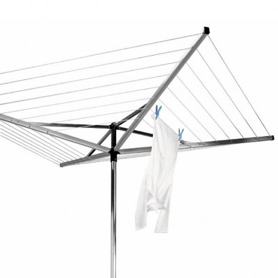 Brabantia Compact 310669 сушилка для белья  напольная, с четырьмя направляющими, серебро