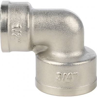 Угольник резьбовой STOUT латунь ВВ никелированный 3/4-1/2 SFT-0014-003412