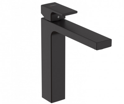 Смеситель для раковины Hansgrohe Vernis Shape 71591670 (черный)