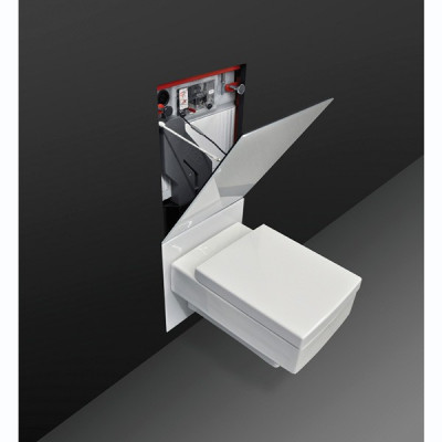 TECE Нижняя панель для установки унитазов-биде. Стекло белое. 9650101