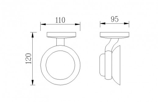 Мыльница стеклянная RUSH Fiji (FI18411)
