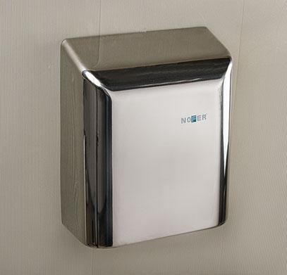 Сушилка для рук NOFER FUGA 01851.B сенсорная 800 W, сталь/глянец
