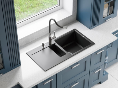Мойка OMOIKIRI SAKAIME 86-2-WH Tetogranit белый прямоугольная 860x465 (4993129)