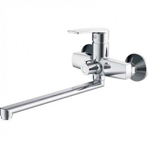 Смеситель для ванны Haiba HB22587 с душевым гарнитуром (латунь) хром