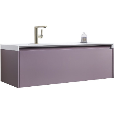 Тумба с раковиной Orans BC-4060-1200L 120 40601200L подвесная Лиловая матовая