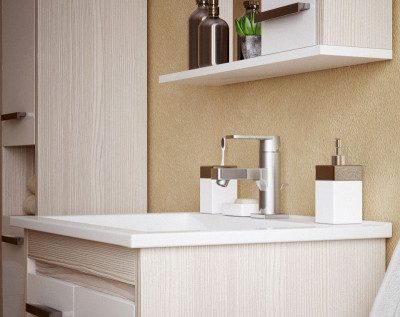 Тумба под раковину Corozo Лорена 65 SD-00000319 Лайн белая