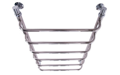 Водяной полотенцесушитель Акванерж Скоба с боковым подключением 400х500, хром