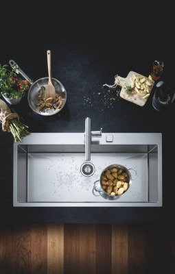 Мойка GROHE K800, нержавеющая сталь (31586SD1)