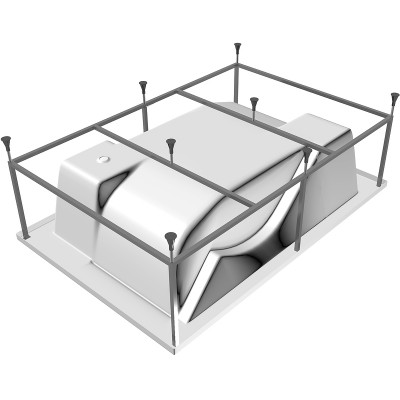 Акриловая ванна Vayer Ontario 190x125 Гл000006815 прямоугольная