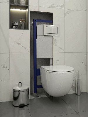 Клавиша смыва Maretti Sofia AC12SF-015 хром глянцевый пластик