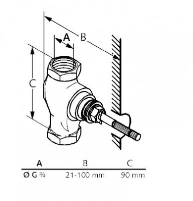 Kludi Ambienta 53811 запорный вентиль скрытого монтажа