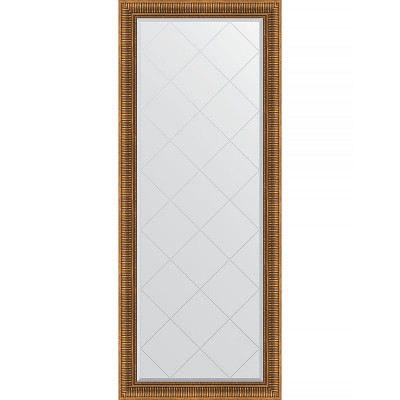 Зеркало напольное Evoform ExclusiveG Floor 202х82 BY 6322 с гравировкой в багетной раме Бронзовый акведук 93 мм