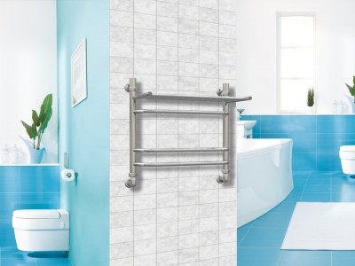 Водяной полотенцесушитель Акванерж Трапеция групповая с полкой 500x400 (04-01-5040)