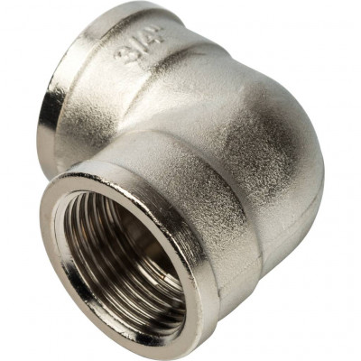 Угольник резьбовой STOUT латунь ВВ никелированный 3/4 SFT-0014-000034