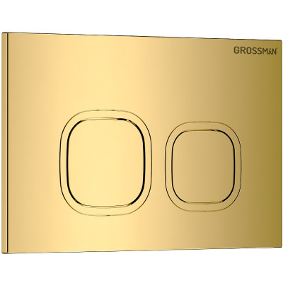 Клавиша смыва Grossman Cosmo 700.K31.02.300.300 золото ABS-пластик