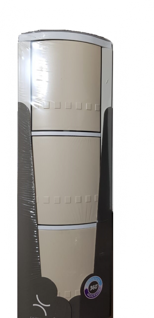 Primanova Stack M-S01-09 угловой шкафчик, 23*23*66 см, бежевый