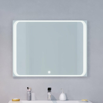 Зеркало в ванную Jorno Modul 100 Mоl.02.92/W с подсветкой с сенсорным выключателем