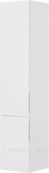 Шкаф-пенал для ванной Aquanet Алвита 35 L белый подвесной (00255868)